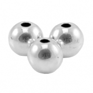 Abalorios metálicos DQ 4mm Plata vieja (sin níquel)