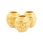 Abalorios metálicos DQ deco 6mm Dorado (sin níquel)