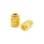 Abalorios metálicos DQ tubo Ø2mm Dorado (sin níquel)
