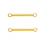 Colgantes met&aacute;licos DQ entrepieza 18mm Dorado (sin n&iacute;quel)