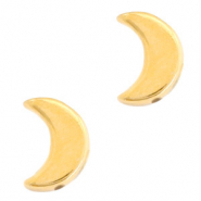 Abalorios metálicos DQ luna Dorados (sin níquel)