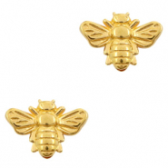 Abalorios metálicos DQ insecto Dorado (sin níquel)