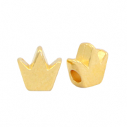 Abalorios metálicos DQ corona Dorado(sin níquel)