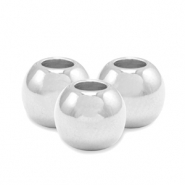 Abalorios metálicos DQ 6mm Plata vieja (sin níquel)