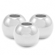 Abalorios metálicos DQ 3mm Plata vieja (sin níquel)