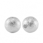 Abalorios met&aacute;licas DQ 8mm Plata vieja (sin n&iacute;quel)