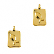 Colgantes met&aacute;licos DQ pez Dorado (sin n&iacute;quel)