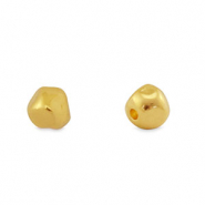 Abalorios met&aacute;licos DQ cubo Dorado (sin n&iacute;quel)