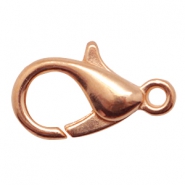 Metal TQ latón mosquetón 10mm Oro rosado (sín niquel)