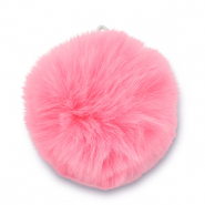 Colgantes llamativos Pompón Rosa
