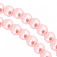 Perlas de cristal 6mm Rosado