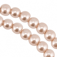 Perlas de cristal 4mm Marr&oacute;n beige