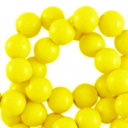 Abalorios acr&iacute;licos 6 mm brillante Amarillo