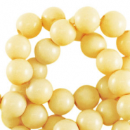 Abalorios acr&iacute;licos 4 mm brillante Narcisco amarillo