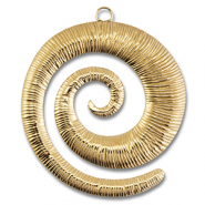 Colgantes Acero Inox espiral Dorado