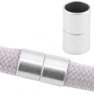 Cierre magnético metálico DQ Ø10mm Plata vieja