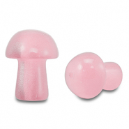 Piedra naturales vidrio seta Rosado
