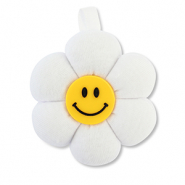Colgantes llamativos flor Blanco-amarillo-negro