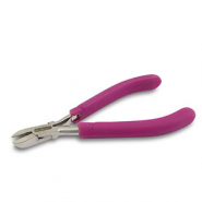 Beadalon alicate de corte lateral con muelle P&uacute;rpura-plateado