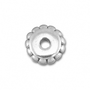 Abalorios Acero Inox separador 7mm Plateado