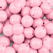 DQ Abalorios acrílicos 18 mm Rosa claro