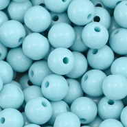 DQ Abalorios acrílicos 10 mm Azul pastel
