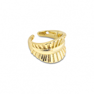 Pendientes ear cuff Acero Inox Dorado