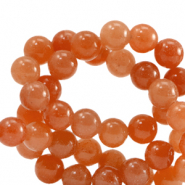 Piedras naturales Ágata y Cornalina 6mm Ópalo naranja