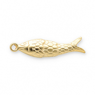 Colgantes Acero Inox pez Dorado