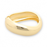 Pulseras met&aacute;licas Dorado