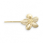 Accesorios para el pelo pasador para pelo flor Dorado