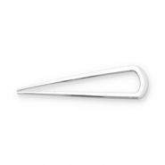 Accesorios para el pelo pinza para pelo francesa Plateado