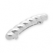 Accesorios para el pelo pinza para pelo espiral Plateado