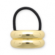 Accesorios para el pelo Coleteros para pelo con met&aacute;lico Dorado-negro