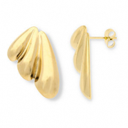 Pendientes Acero Inox Dorado