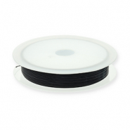Hilo para enfilado el&aacute;stico 0.5mm Negro
