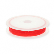 Hilo para enfilado el&aacute;stico 0.5mm Rojo