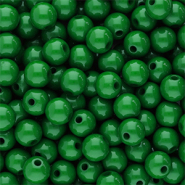 Abalorios acr&iacute;licos 6 mm brillante Verde