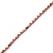 Abalorios faceteados Rosa vintage met&aacute;lico