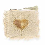 BY31&reg; Neceser coraz&oacute;n Beige-dorado
