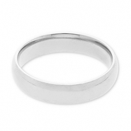Anillos Acero Inox Plateado
