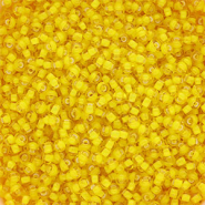 Rocallas Preciosa Ornela 8/0-85016 Amarillo rayo de sol-revestimiento blanco