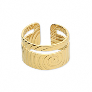 Anillos Acero Inox Dorado