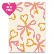 BY31&reg; Tarjetas para joyer&iacute;a llaves Blancuzco-rojo-dorado