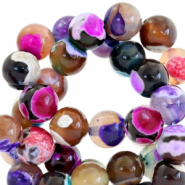 Piedras naturales Ágata 8mm Multicolor