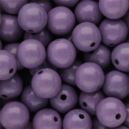 DQ Abalorios acr&iacute;licos 12 mm brillante Purple haze 18-3718 TCX