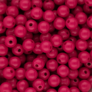 DQ Abalorios acr&iacute;licos 10 mm brillante Fuchsia 17-2031 TCX
