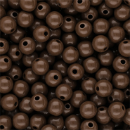 DQ Abalorios acr&iacute;licos 8 mm brillante Cappuccino brown 19-1220 TCX