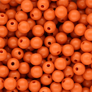 DQ Abalorios acr&iacute;licos 8 mm brillante Orange peel 16-1359 TCX