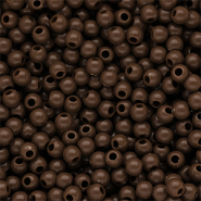 DQ Abalorios acr&iacute;licos 4 mm brillante Cappuccino brown 19-1220 TCX